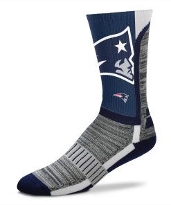 New England Patriots DyeNamic Big Logo Socks - Large