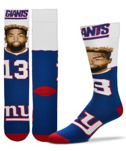 New York Giants Saquon Barkley Player Selfie Socks - Medium