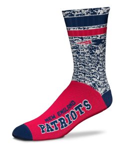 New England Patriots Retro Deuce Sock - Large