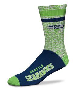 Seattle Seahawks Retro Deuce Sock - Large