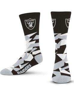 Las Vegas Raiders Shattered Camo Socks - Large
