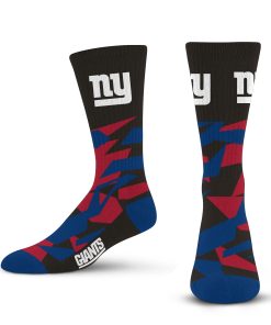 New York Giants Shattered Camo Socks - Large