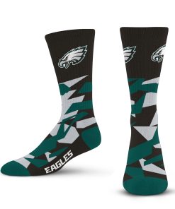Philadelphia Eagles Shattered Camo Socks - Large
