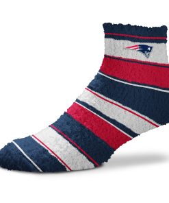 New England Patriots Skip Stripe Sleep Sock - OSFM
