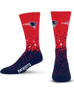 New England Patriots Spray Zone Socks - Large