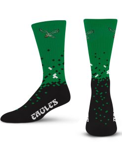 Philadelphia Eagles Retro Spray Zone Socks - Large