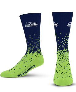 Seattle Seahawks Spray Zone Socks - Large