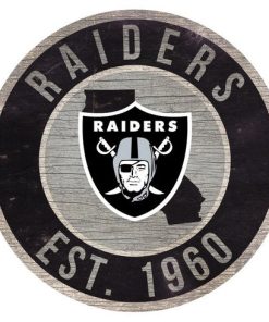 Las Vegas Raiders 12 Circle with State Sign