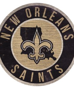 New Orleans Saints 12 Circle with State Sign