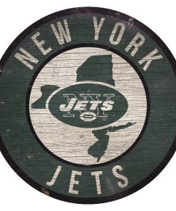 New York Jets 12 Circle with State Sign