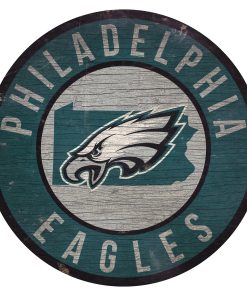 Philadelphia Eagles 12 Circle with State Sign