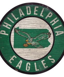 Philadelphia Eagles Retro 12 Circle with State Sign