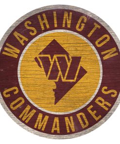 Washington Commanders 12 Circle with State Sign
