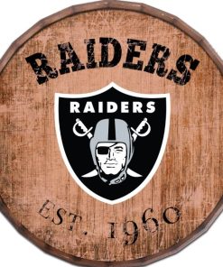 Las Vegas Raiders 16 Established Date Barrel Top
