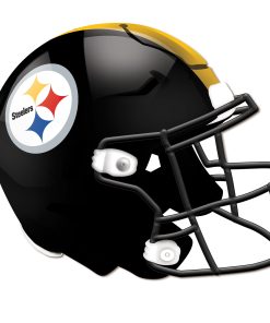 Pittsburgh Steelers 24 Wooden Cut-Out Authentic Helmet