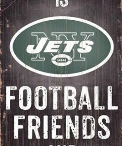 New York Jets Football. Friends & Family Wooden Sign