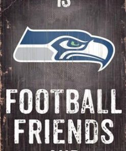 Seattle Seahawks Football. Friends & Family Wooden Sign
