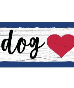 New York Giants Dog Bone Wooden Sign