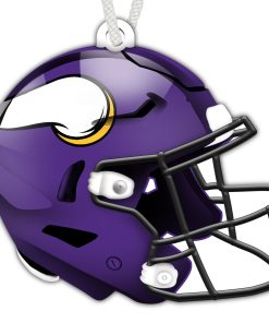 Minnesota Vikings Authentic Wooden Helmet Ornament