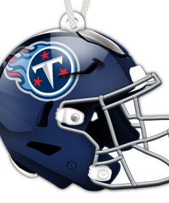 Tennessee Titans Authentic Wooden Helmet Ornament