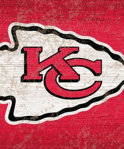 Kansas City Chiefs Man Cave Wooden Sign