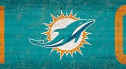 Miami Dolphins Man Cave Wooden Sign