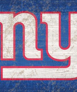 New York Giants Man Cave Wooden Sign