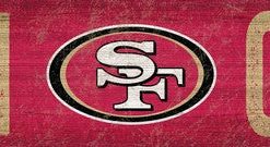San Francisco 49ers Man Cave Wooden Sign