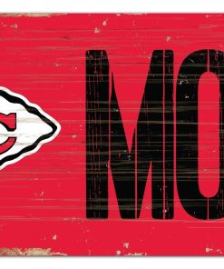 Kansas City Chiefs Mom Wooden Sign