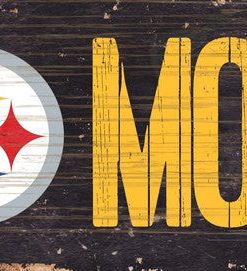 Pittsburgh Steelers Mom Wooden Sign