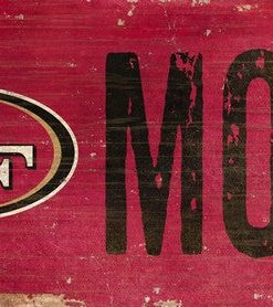 San Francisco 49ers Mom Wooden Sign