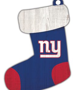 New York Giants Wooden Stocking Ornament