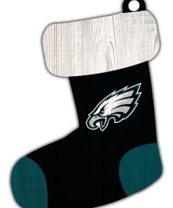 Philadelphia Eagles Wooden Stocking Ornament