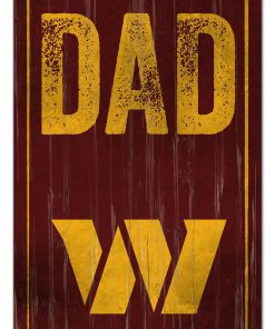 Washington Commanders World's Greatest Dad Wooden Sign