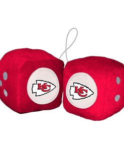 Kansas City Chiefs Fuzzy Dice
