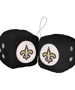 New Orleans Saints Fuzzy Dice
