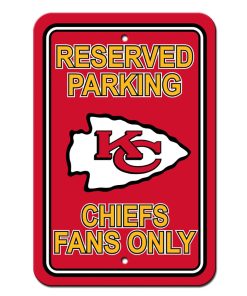 Kansas City Chiefs Reserved Parking Sign