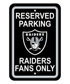 Las Vegas Raiders Reserved Parking Sign