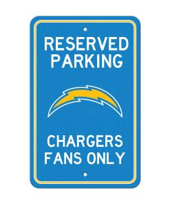 Los Angeles Chargers Reserved Parking Sign