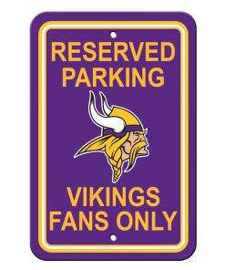 Minnesota Vikings Reserved Parking Sign