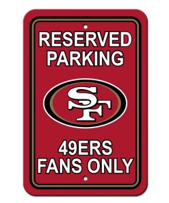 San Francisco 49ers Reserved Parking Sign
