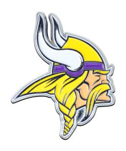 Minnesota Vikings Metal Auto Emblem - Color