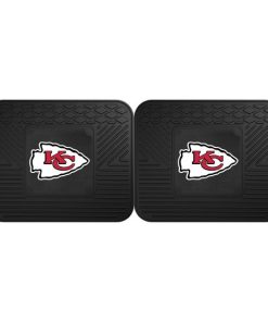 Kansas City Chiefs 2 Pack Rear Car Mat
