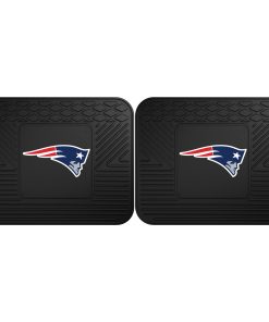 New England Patriots 2 Pack Rear Car Mat