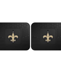 New Orleans Saints 2 Pack Rear Car Mat