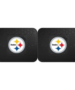 Pittsburgh Steelers 2 Pack Rear Car Mat