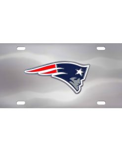 New England Patriots Die-Cast License Plate