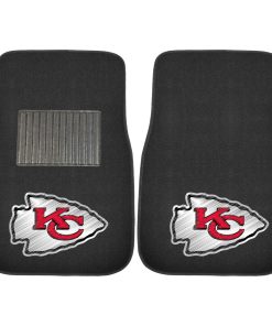 Kansas City Chiefs 2 Piece Embroidered Car Mat