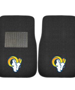 Los Angeles Rams 2 Piece Embroidered Car Mat