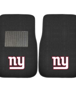 New York Giants 2 Piece Embroidered Car Mat